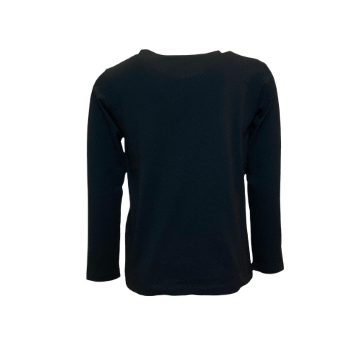 Balmain – T-shirt manica lunga con logo centrale bimba - immagine 3