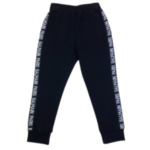 Balmain – Pantaloni in felpa neri bimbi