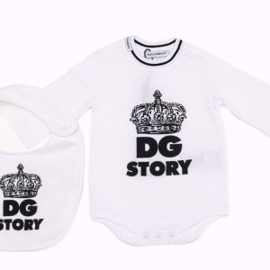 D&G – Corredino body manica lunga e bavetta bimbo