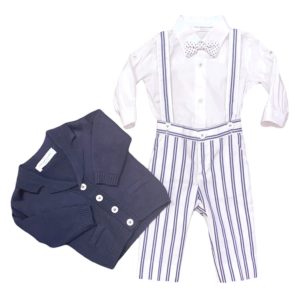 Colorichiari – Completo bianco e blu