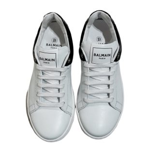 Balmain – Sneakers bianca e nera bimba