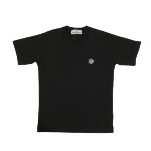 Stone Island – T-shirt manica corta logo bimbi