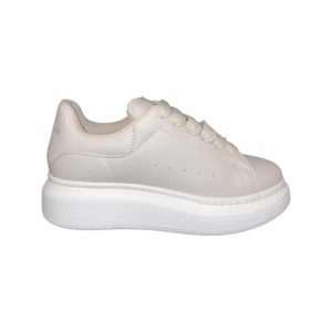 Alexander McQueen – Sneaker bambini – Panna