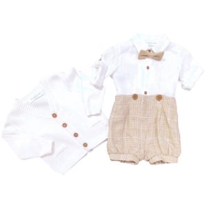 Colorichiari – Completo in lino beige