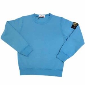 Stone Island – Felpa turchese bimbo