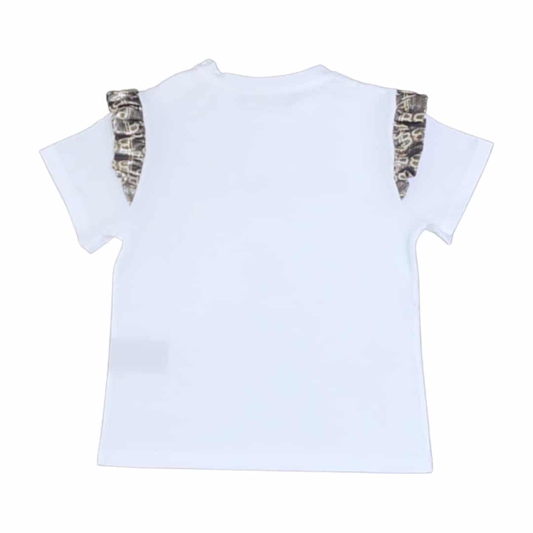Balmain – T-shirt per bimba- White - immagine 4