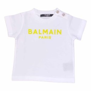 Balmain – T-shirt per neonati – White
