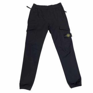Stone Island – Pantaloni bimbi – Neri