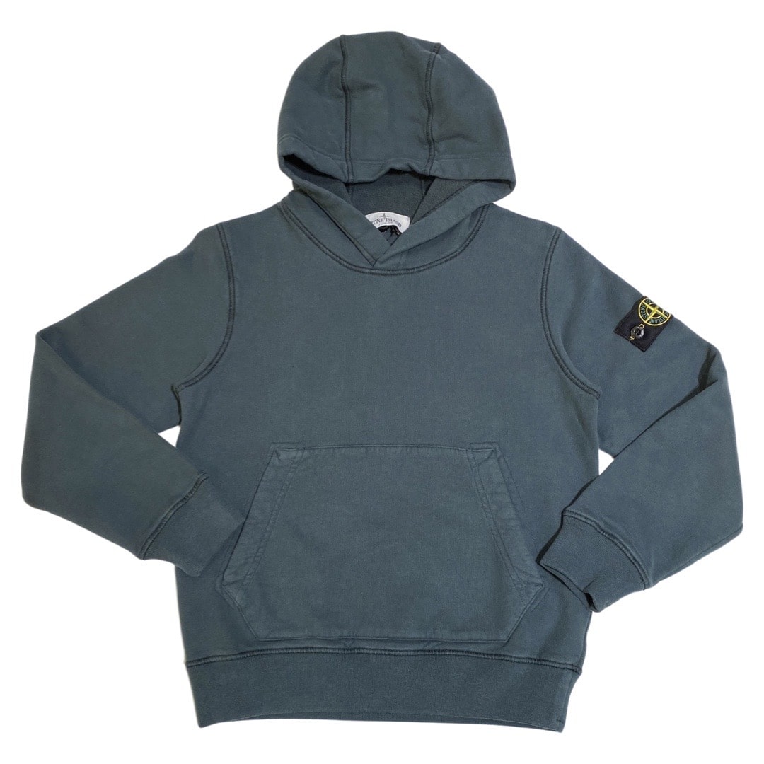 Stone Island – Felpa con cappuccio bimbi – Verde