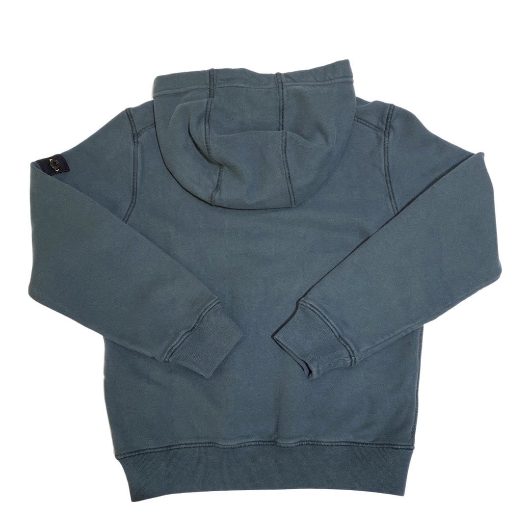 Stone Island – Felpa con cappuccio bimbi – Verde - immagine 3