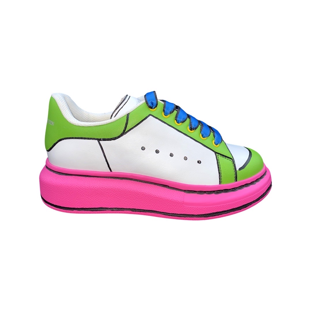 Alexander Mcqueen – Sneaker per bamba – Multicolor