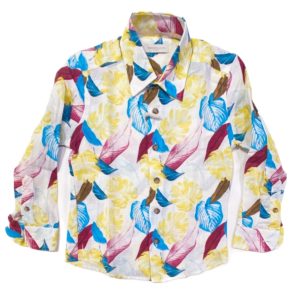 A.Lamura – Camicia colorata manica lunga