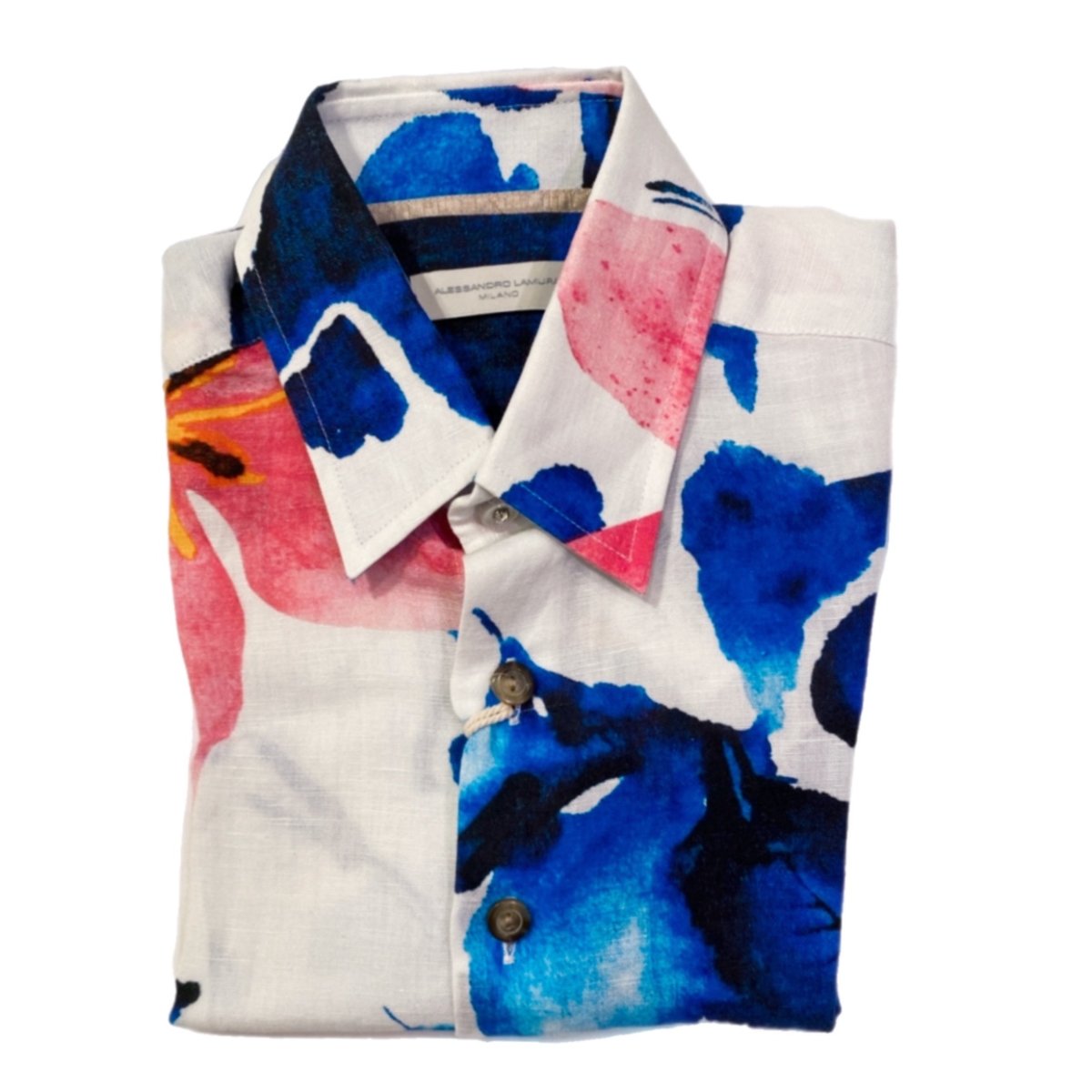 A.Lamura – Camicia colorata manica lunga - immagine 2