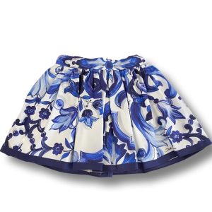 Dolce & Gabbana – Gonna maioliche – Blu