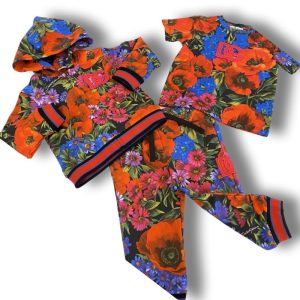 Dolce & Gabbana – Felpa con cappuccio fiori