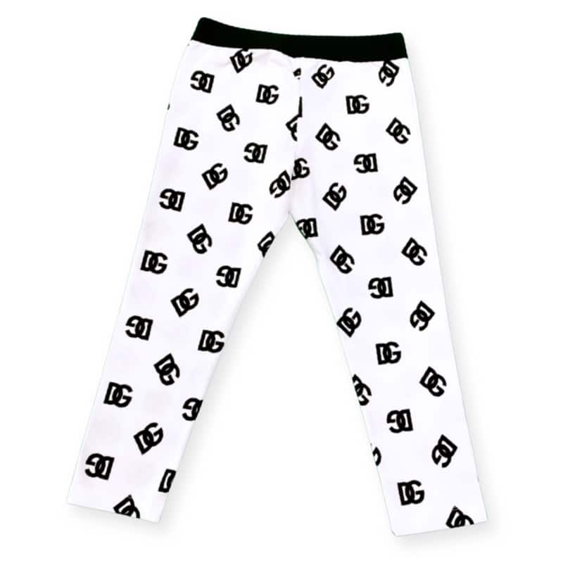 Dolce & Gabbana – Leggins logato – Bianco - immagine 3
