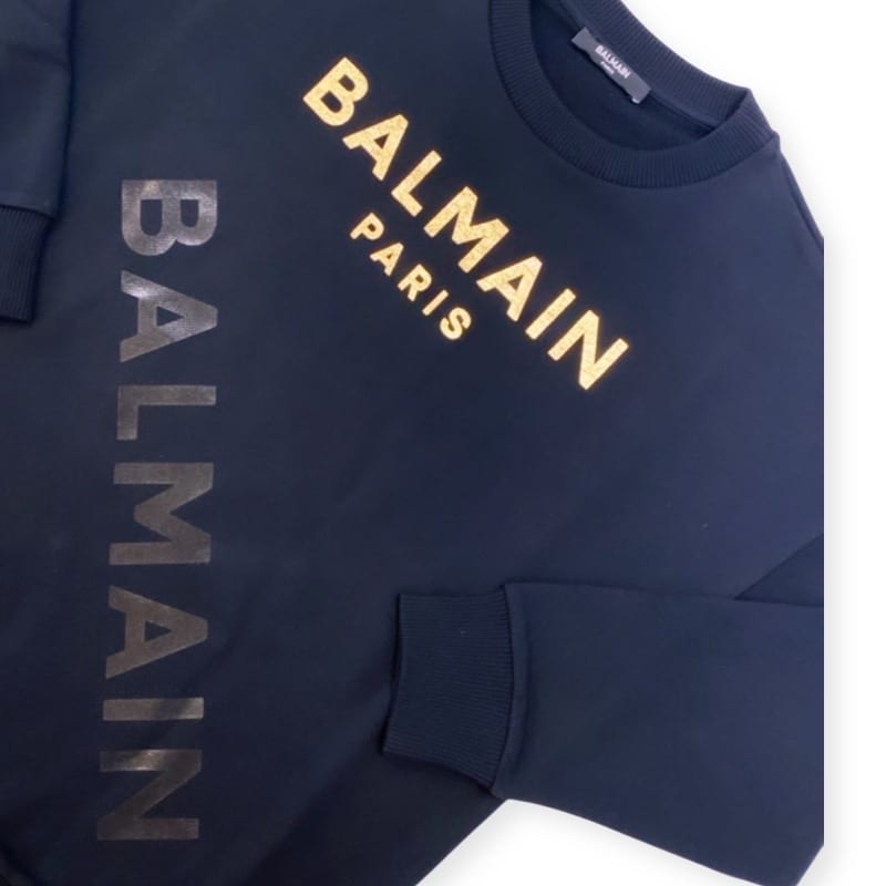 Balmain – Felpa bambina – Nera - immagine 4