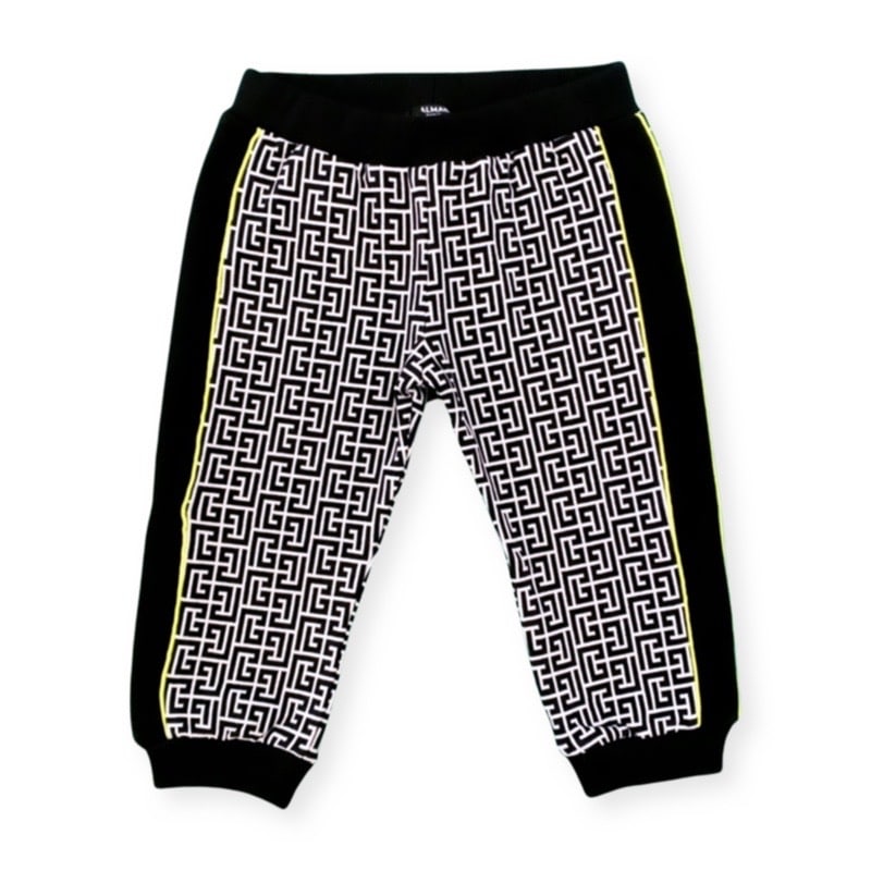 Balmain – Pantalone bimbi – Bianco Nero - immagine 3