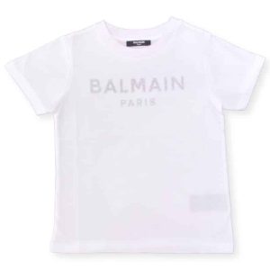 Balmain – T shirt manica corta – Bianca