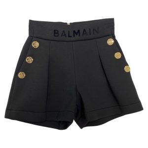 Balmain – Bermuda bimba – Nero