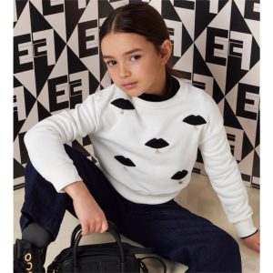 Elisabetta Franchi – Felpa kiss – Burro