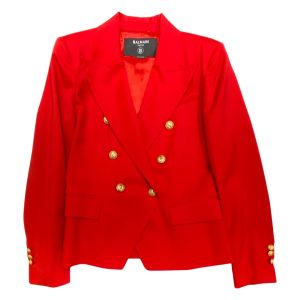 Balmain – Giacca doppio petto – Rossa