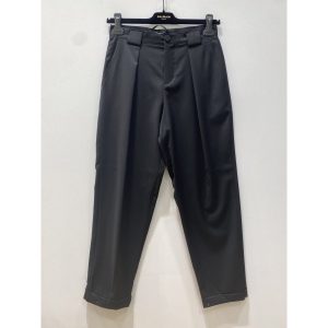 Balmain – Pantalone nero lungo logato