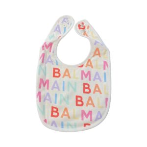 Balmain – Bavetta con logo multicolor