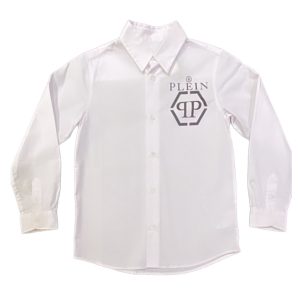 Philipp Plein – Camicia bianca con logo