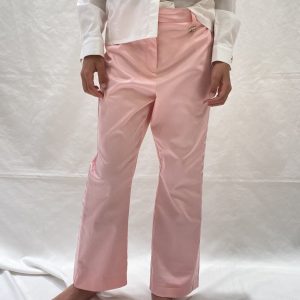Twinset – Pantalone lunco a trombetta – rosa