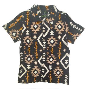 Tocotoco – Camicia nera a fantasia