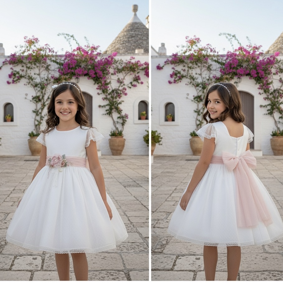 Amaya – Abito per cerimonia per bambina - immagine 2