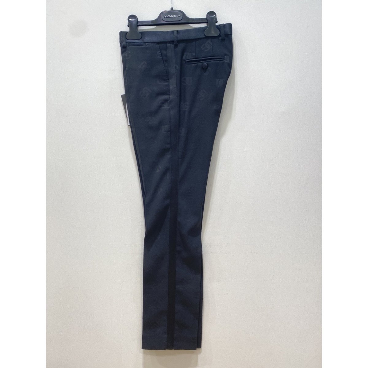 Dolce & Gabbana – Pantalone blu notte logato - immagine 2