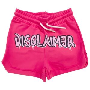 Disclaimer – Short bambina in felpa fucsia