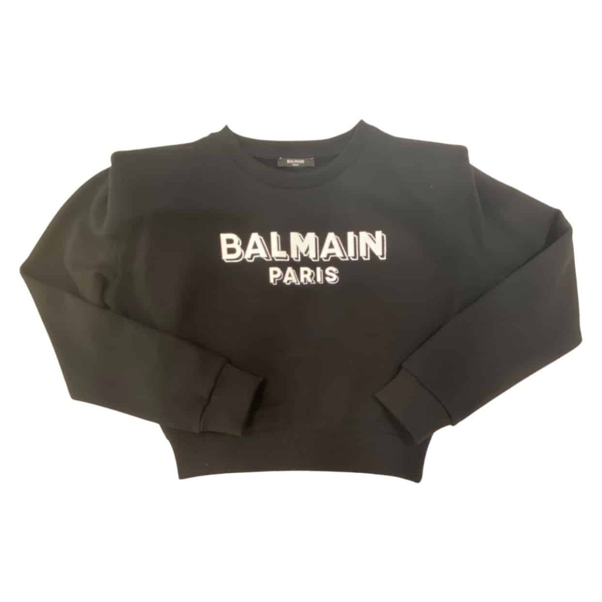Balmain – Felpa girocollo – Nera