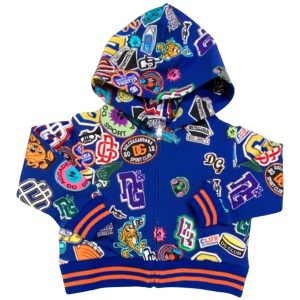 Dolce & Gabbana – Felpa con cappuccio – Blu