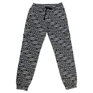 Dolce & Gabbana – Pantalone bianco e nero logato
