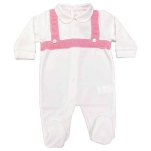 Scaldacuore – Tutina ciniglia – Panna rosa