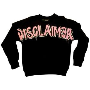 Disclaimer – Felpa logo bambina – Nera