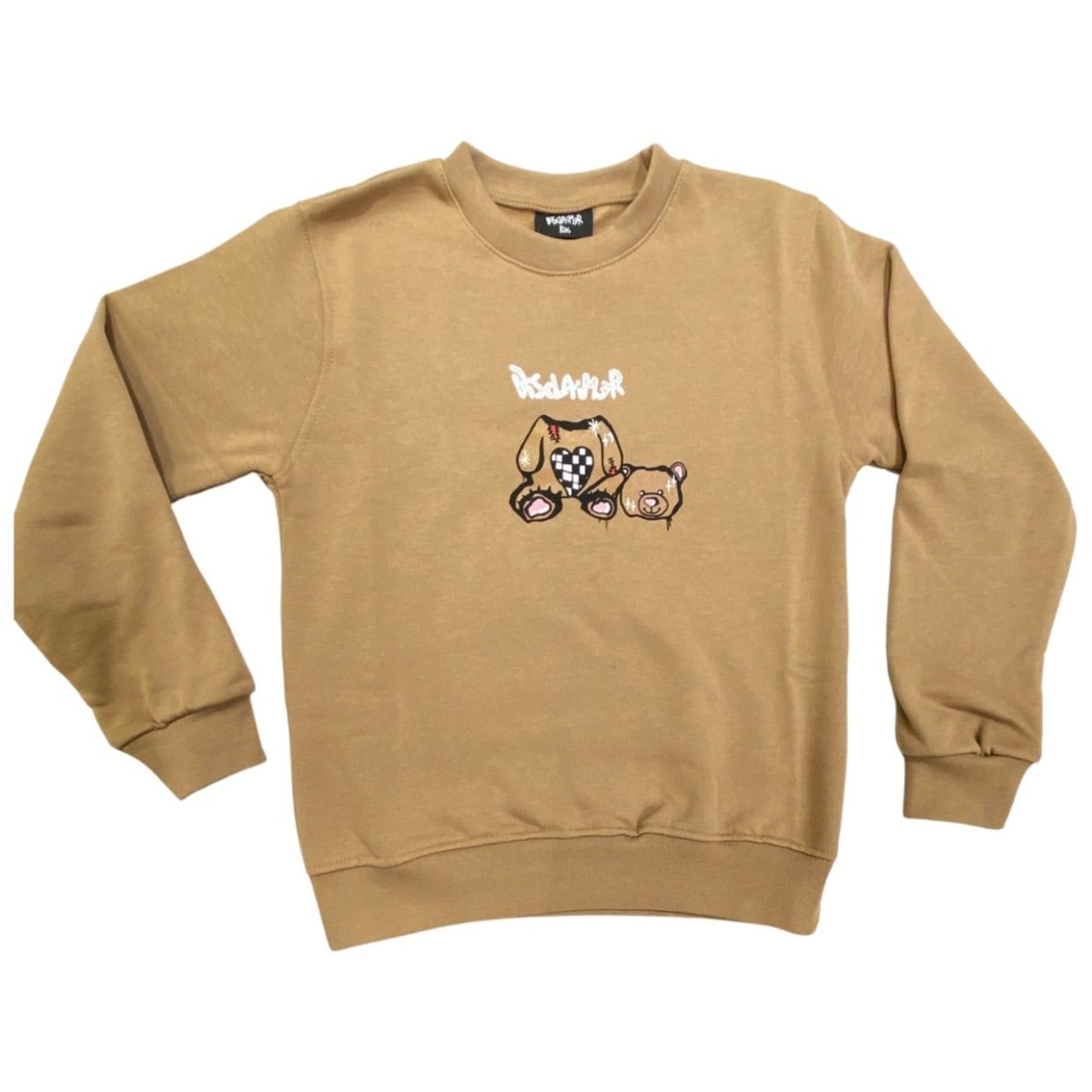 Disclaimer – Felpa logo orsetto – Sabbia