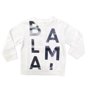 Balmain – Felpa white logata