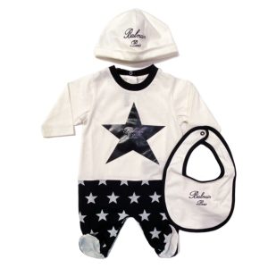 Balmain – Kit regalo tre pezzi bianco e nero