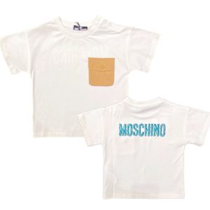 Moschino – Camicia panna con taschino savana