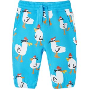 Stella Mccartney – Pantalone lungo tema gabbiano