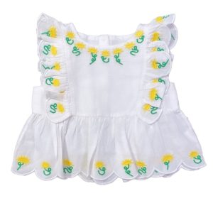 Stella Mccartney – Blusa bianca con girasoli n