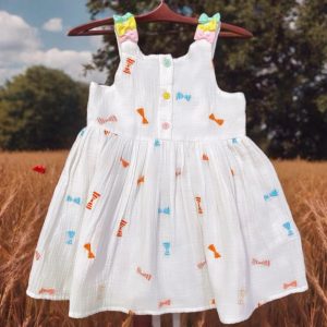 Stella Mccartney – Abito bianco con caramelle