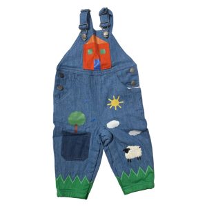 Stella McCartney – Salopette in jeans bambini