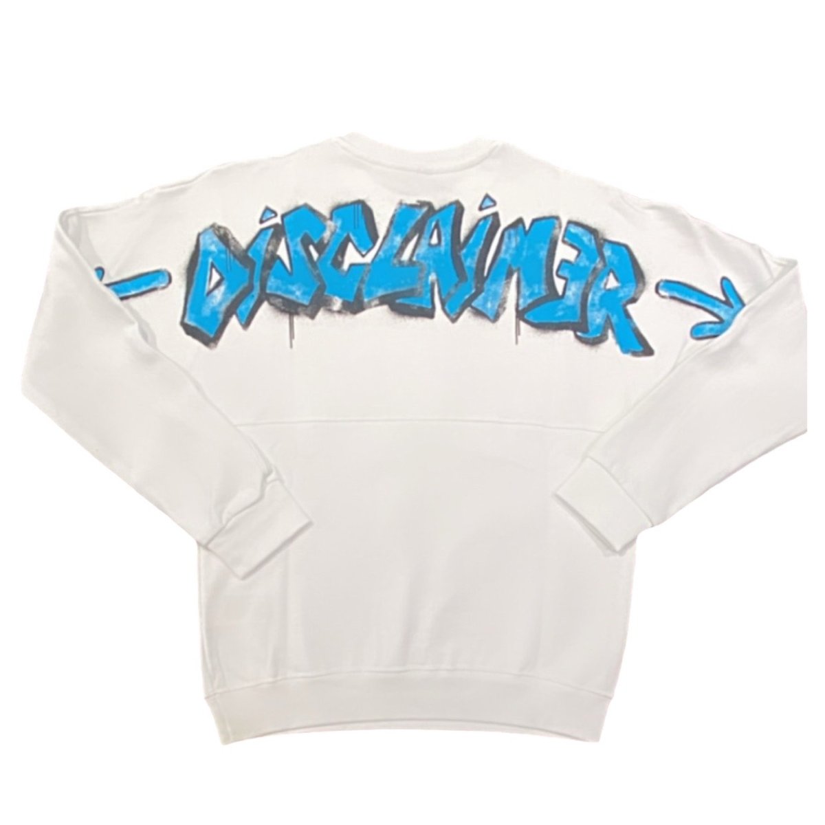 Disclaimer – Felpa con logo – Bianca - immagine 2