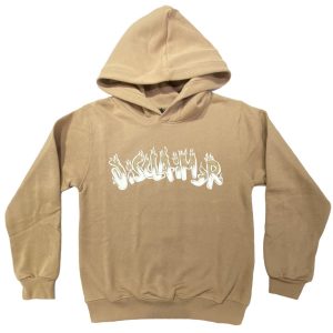 Disclaimer – Felpa con cappuccio bambini – Beige