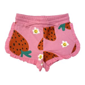Stella McCartney – Short in felpa tema fragole